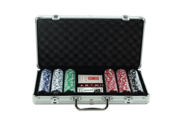 300-Piece Texas Holdem Poker Chips Set