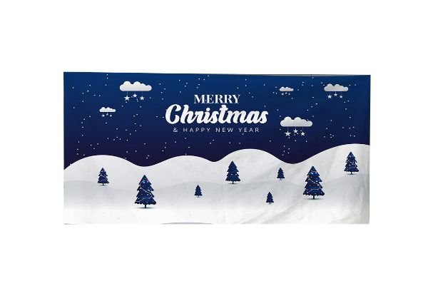 Christmas Garage Door Banner - Available in Four Colours & Three Sizes