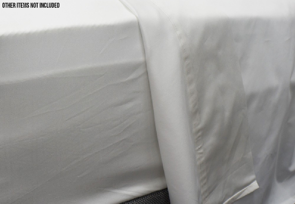Good Linen Co. 400 Thread Count 100% Cotton Fitted White Sheet - 17 Sizes Available