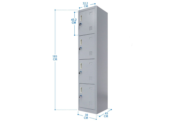 Steel Storage Locker - Three Options Available