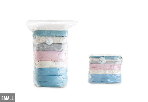 Vacuum Sealed Storage Bag - Available in Two Sizes & Option for Four-Pieces