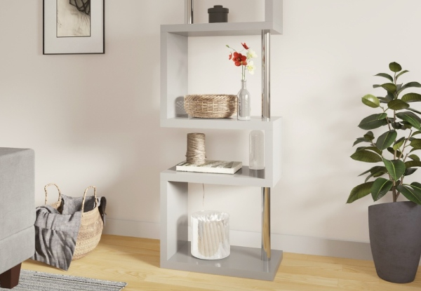 Manila Grey Bookshelf