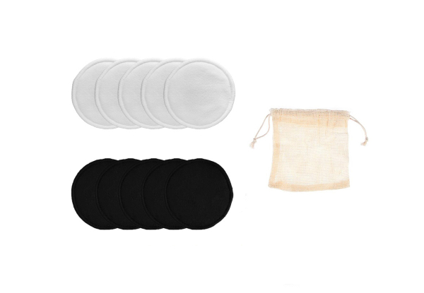 10-Piece Makeup Remover Pads Set - Option for Two Sets