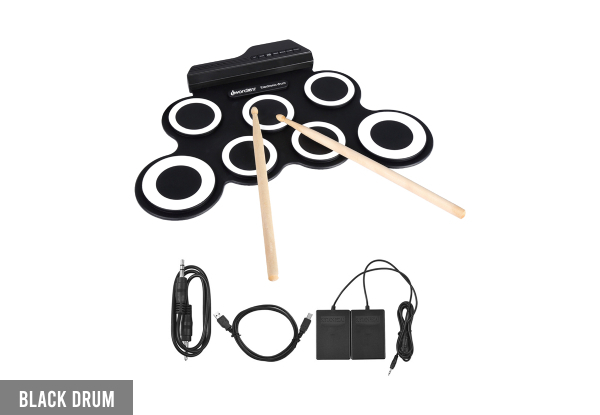 Roll-Up Electronic Drum Set - Three Options Available