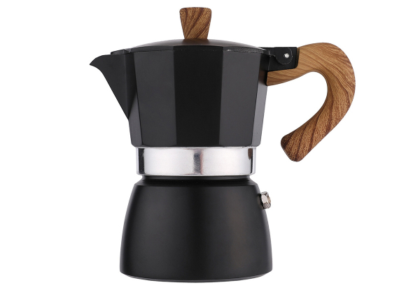 300ml Aluminium Espresso Coffee Maker - Three Colours Available