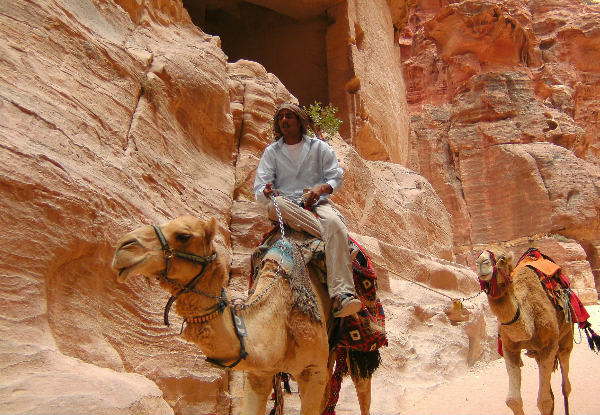 Per-Person Twin-Share Eight-Day Jordanian Ancient Rose Tour incl. Activities, Accommodation & Sightseeing