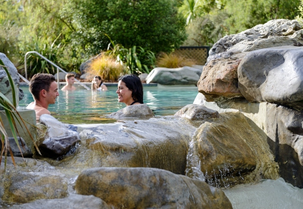 Hanmer Springs Getaway for Two incl. Entry to Hanmer Springs Thermal Pools, Daily Breakfast & Free Parking - Snug, Double Take, The Edit or Greenhouse Room Available - Option for Two Nights