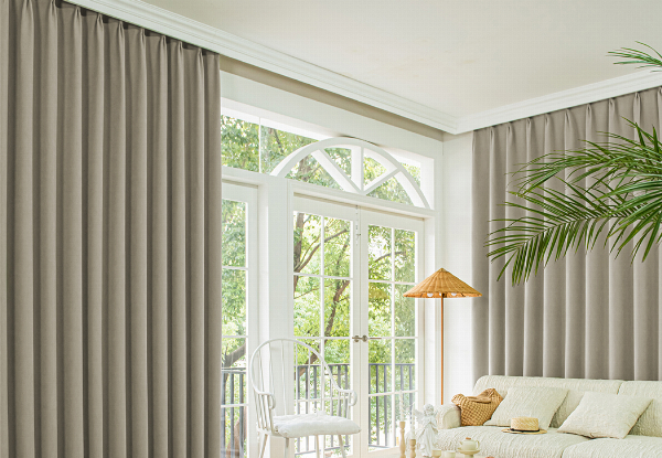 Two-Piece Marlow Blockout Curtain - Available in Four Colours & Three Sizes