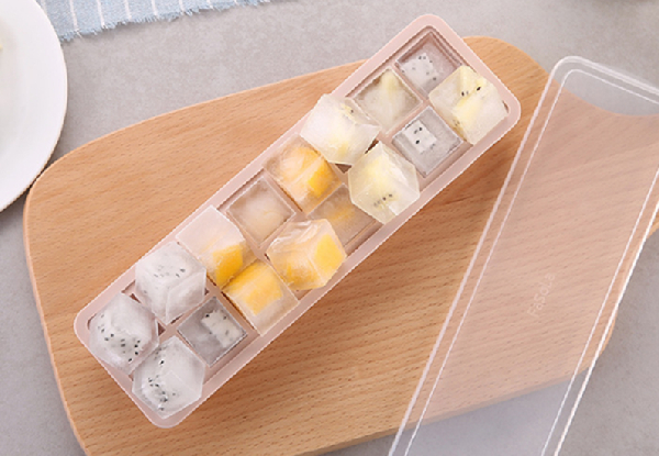 16-Grid Square Ice Mould Box with Lid