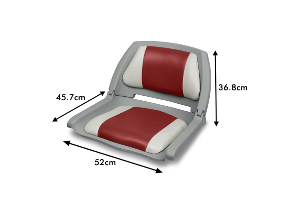 Set of Two Portable Boat Seats - Three Colours Available