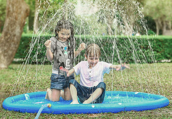 Inflatable Water Sprinkler Outdoor Play Mat