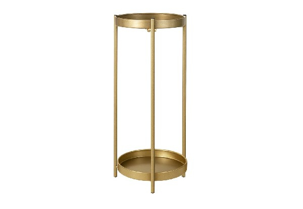 60cm Gold High Plant Stand