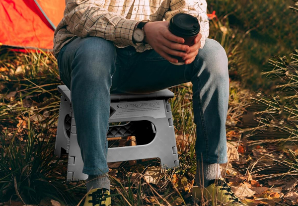 Portable & Lightweight Folding Step Stool - Available in Three Colours