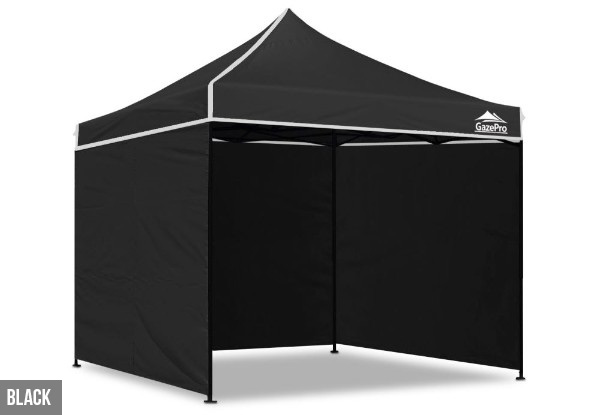 3x3 Gazebo with Side Walls - Available in Five Colours