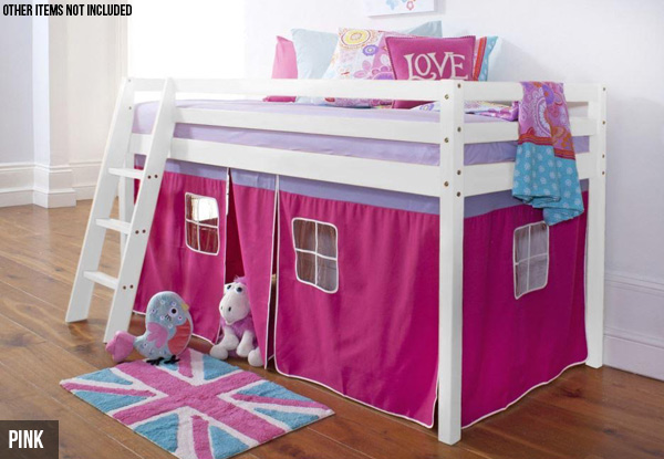 Children's Tent Playhouse Bed - Two Colours Available