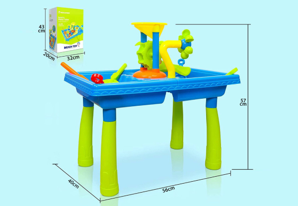 Two-In-One Water Sand Table Kid Sandpit