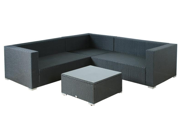 $849 for a Four-Piece Rattan Outdoor Furniture Sofa Set