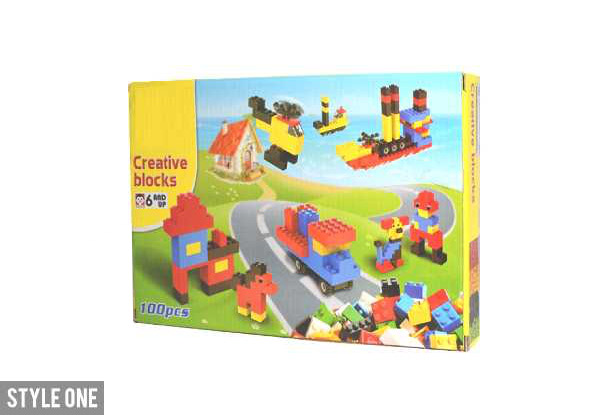 Creative Building Blocks Range Compatible with Lego - Three Options Available
