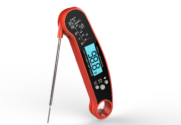 Instant Thermometer for Grilling & Cooking - Two Colours Available