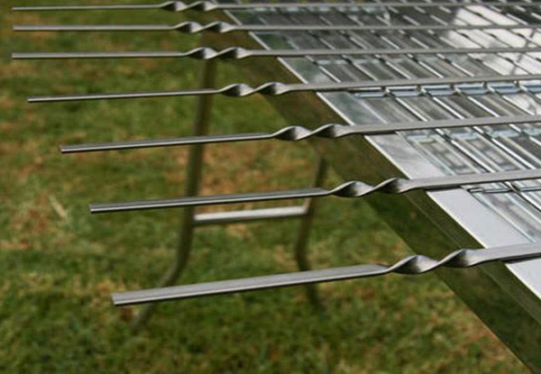 Stainless Steel Charcoal BBQ & Grill Set