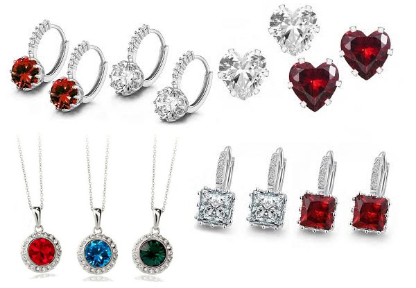Christmas Themed Jewellery Collection with Free Delivery - Five Designs Available