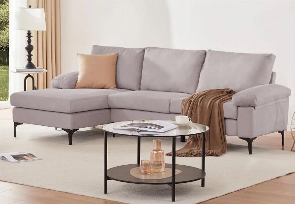 Adriana Sectional Sofa - Available in Two Colours