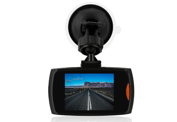 HD Front/Rear Dash Cam with Collision G-Sensor