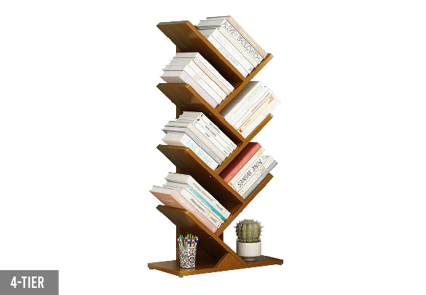 Tree-Shaped Bamboo Bookshelf - Three Options Available