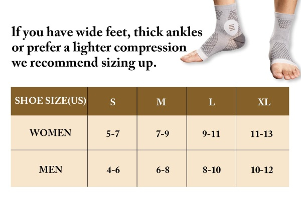 Three-Pair Compression Socks - Two Sizes Available