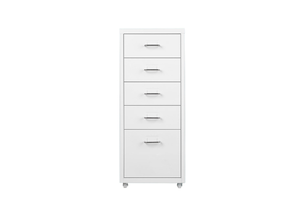 Levede Five-Drawer Office Storage Cabinet - Two Colours Available