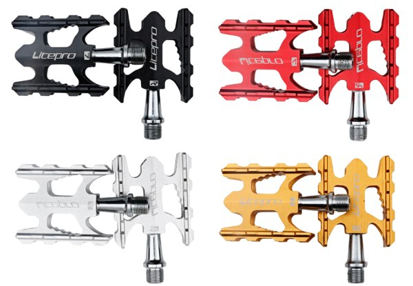 Ultra-Light Folding Bike Pedals - Four Colours Available