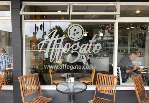 Breakfast or Lunch Voucher for Affogato Cafe - Valid Seven Days a Week