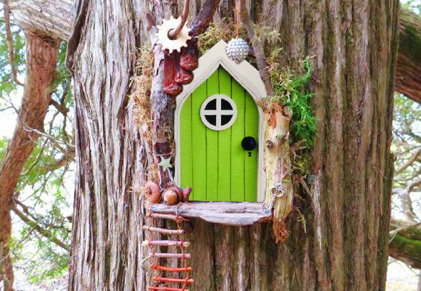 Six-Piece Fairy Garden Door Decor