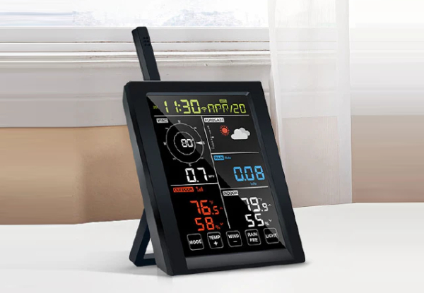 Professional Solar-Powered Wireless Weather Station