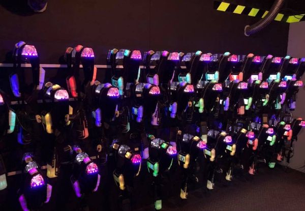 Laserbash Lite Birthday Party Package for Six Children incl. 2 x Laser Tag Games, Arcade Games & Table - Options for 12 Players & Laserbash Exclusive - Valid on Sundays Only