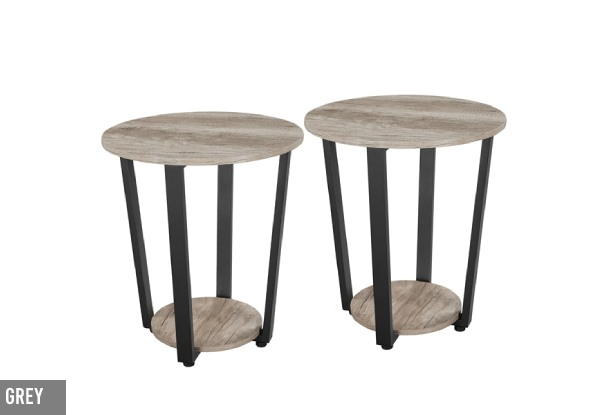 Two Side Tables - Three Colours Available