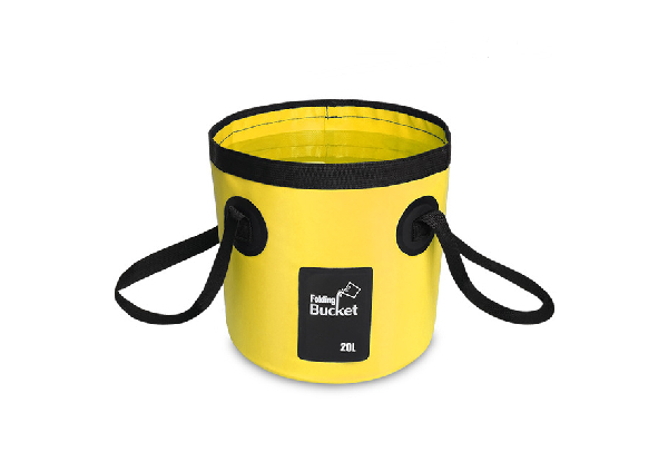 Folding Bucket - Available in Six Colours & Two Sizes