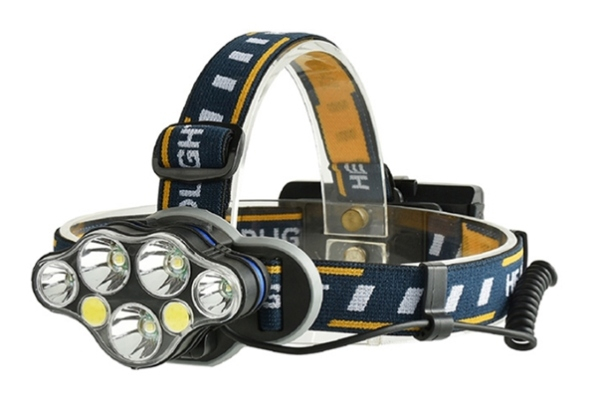 USB Rechargeable Outdoor Multi-Light Head Lamp