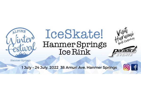 90-Minutes of Ice Skating on 100% Real Ice in the Magical Winter Land General Admission & Skate Hire - Valid for Adults & Children - Valid from 1st July 2022