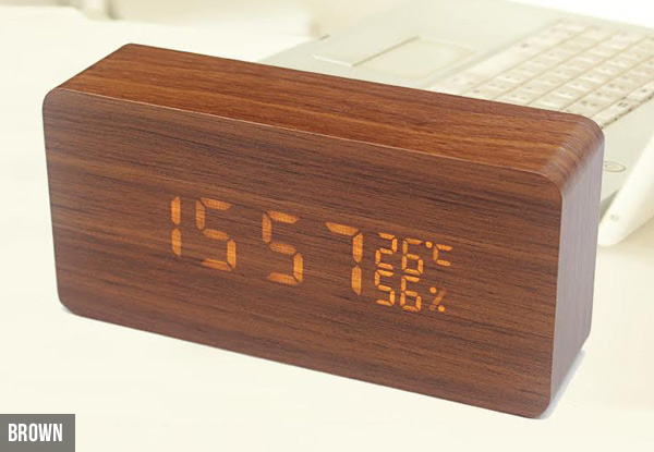 Desktop Digital Clock - Four Colours Available with Free Delivery