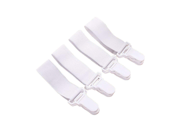 Bed Sheet Holder Strap Four-Pack - Option for Eight-Pack with Free Delivery