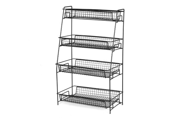 Four-Tier Cosmetic Storage Rack - Two Colours Available