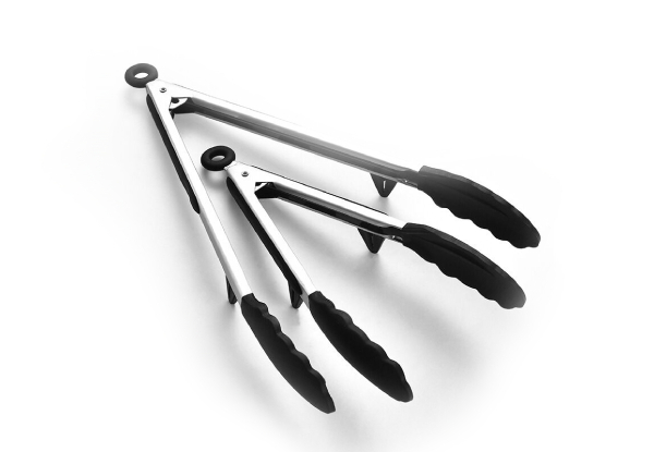 Two-Pack  Kitchen Silicone Tongs with Free Delivery
