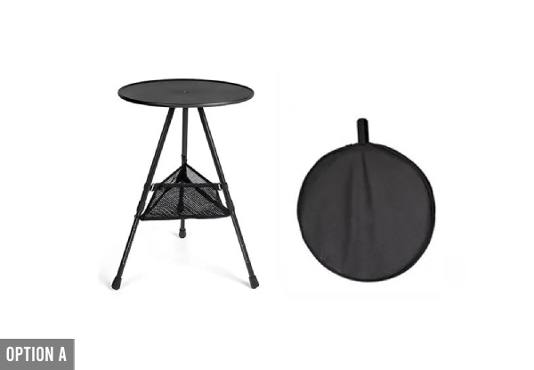 Ultralight Portable Camping Round Table - Two Options Available