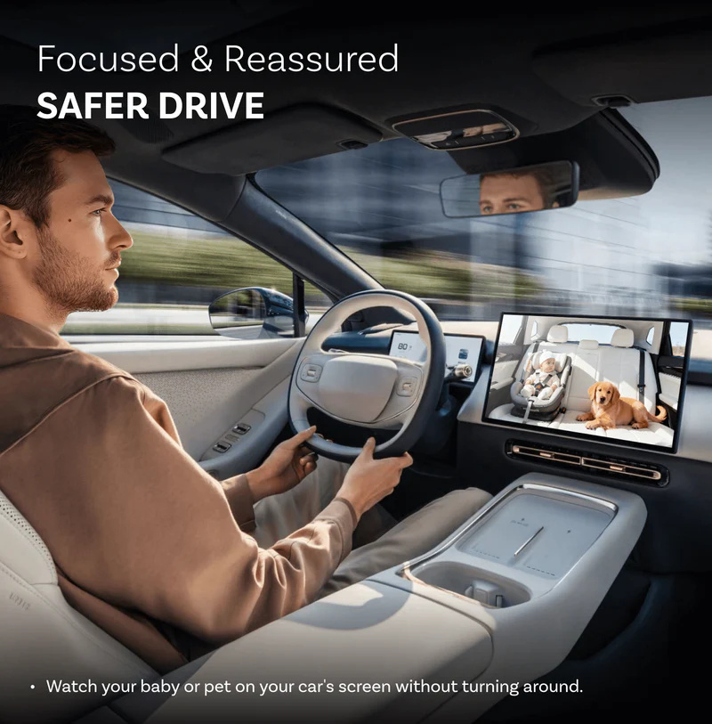 Ottocast Cabin Care Wireless CarPlay Adapter & Baby Monitor
