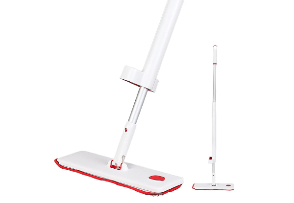 Self-Wringing Microfibre Spray Flat Mop for Cleaning