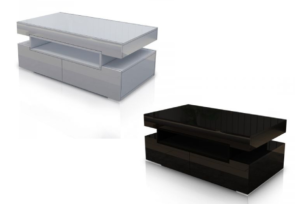 Four-Drawer Coffee Table - Two Colours Available