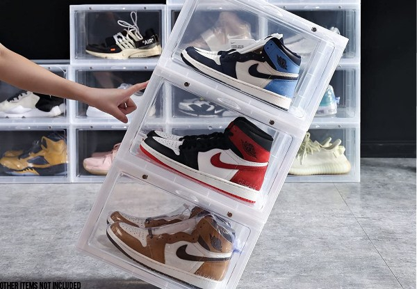 Stackable Clear Sneaker Box with Lid