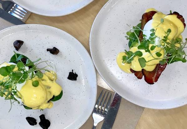 Eggs Benedict for Two People - Option for Mushroom, Bacon or Salmon