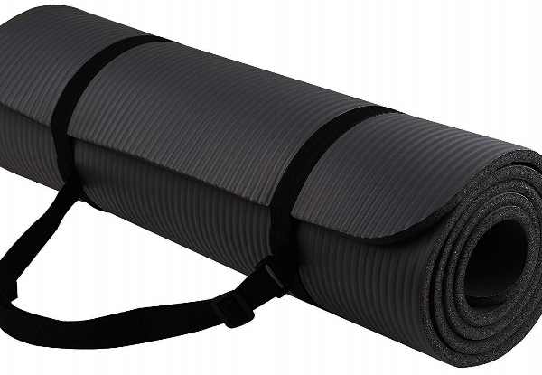 Extra Thick, Anti-Tear Exercise Yoga Mat with Carrying Bag - Option for Two